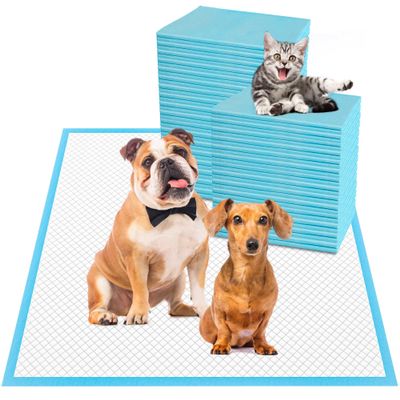 Boscute Thick 6-Layer Heavy-Duty Absorbent XL 91.4 x 61 cm Disposable Pee Pads for Dogs, Cats & Rabbits