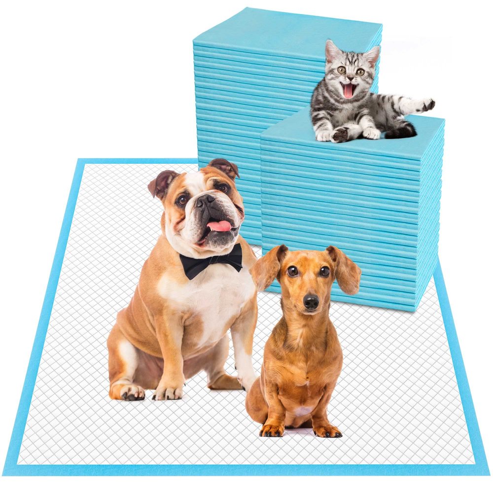 Boscute Thick 6-Layer Heavy-Duty Absorbent XL 91.4 x 61 cm Disposable Pee Pads for Dogs, Cats & Rabbits
