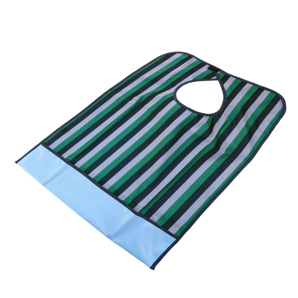 Adult Bib, Washable, Green, Ab-244