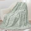 Sage Green Fleece Blanket, Cozy Children's Throw view 3