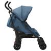 INLIFE Sibling Stroller, Navy Blue, Steel, 14.4 kg view 3