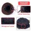 Hairpiece Scrunchie Chignon Bun with Synthetic High-Temperature Fiber Hair, Ponytail Hairpiece (Color: 2M33) view 2