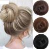 Hairpiece Scrunchie Chignon Bun with Synthetic High-Temperature Fiber Hair, Ponytail Hairpiece (Color: 2M33) view 3