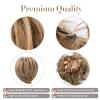 Blonde Synthetic Curly Messy Bun Hairpiece Scrunchie for Women view 4