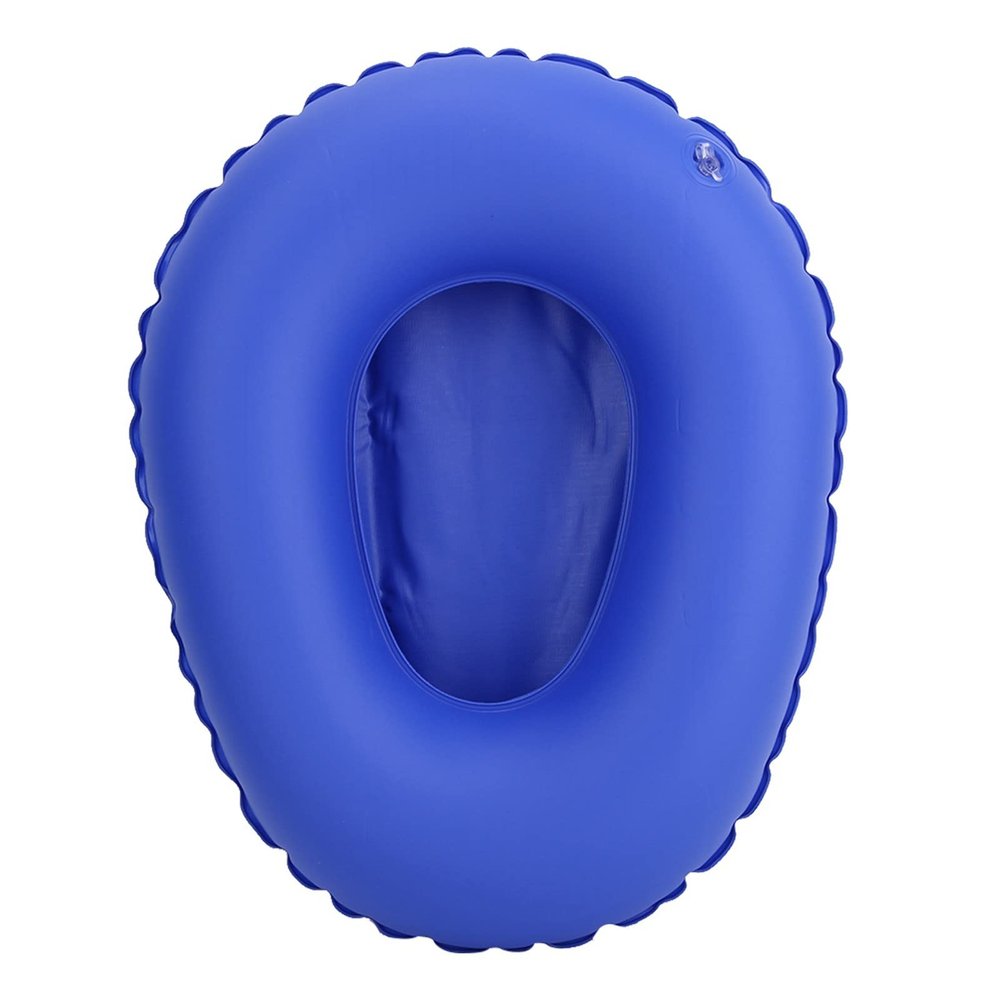 Blue Inflatable Bedpan for Women and Men