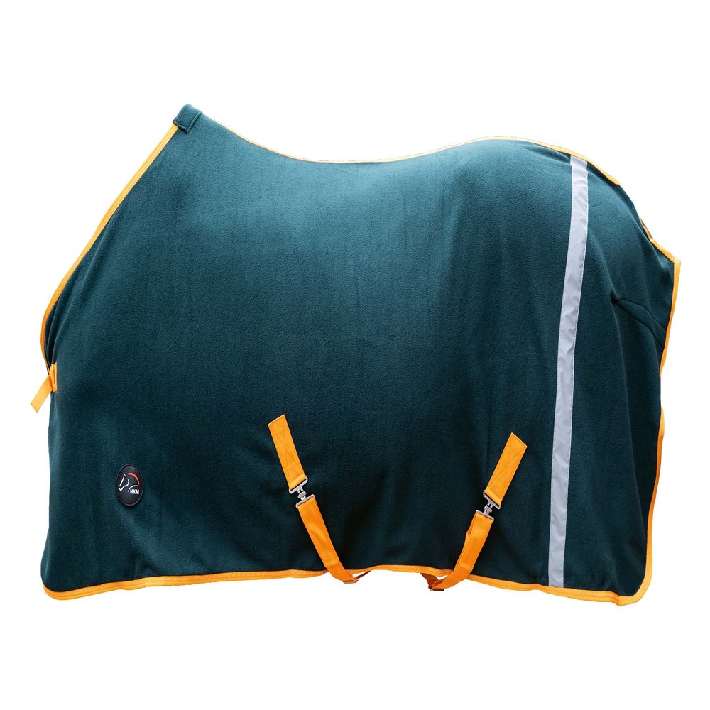 HKM Reflection Horse Cooler Blanket, Dark Green, 165