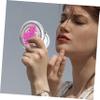 Warmhm Compact Double-Sided Folding Makeup Mirror, Small Metal and Glass view 2