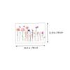 Floral PVC Wall Stickers, 1 Set, Hand-Painted, Multicolor view 2