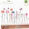 Floral PVC Wall Stickers, 1 Set, Hand-Painted, Multicolor view 4