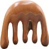 DUUDAH Green Sandalwood Massage Comb, Meridian Comb, Wide-Tooth Scalp Massager view 2