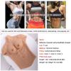 PROPFE Silicone Muscle Bodysuit Breastplate, Male Abdominal Chest Plate, F Cup, Fake Breasts for Cross-Dressers, Cotton/Silicone-Filled view 4
