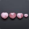 YEDECOR 5-Piece Rose Quartz Heart Crystal Pocket Stones, Polished Natural Healing Crystals, Mini Palm Thumb Love Gemstone Set, Reiki Stone, 80 mm view 3