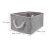 Large Canvas Toy Storage Box with Handle view 2