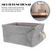 Large Canvas Toy Storage Box with Handle view 3