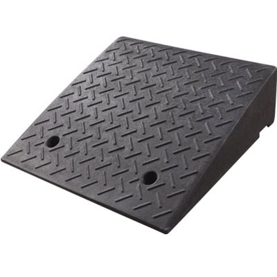 Heavy-Duty Rubber Curb Ramp for Wheelchairs and Thresholds
