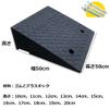 Heavy-Duty Rubber Curb Ramp for Wheelchairs and Thresholds view 2