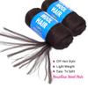 HUFFA Brazilian Wool Hair Extensions for Women, Senegalese Twist Jumbo Braiding Hair view 3