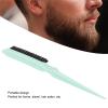Teasing Brush for Men and Women, Professional Nylon Rat-Tail Brush for Backcombing, Ergonomic Hair Styling Tool, Static-Free, Green view 2