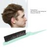 Teasing Brush for Men and Women, Professional Nylon Rat-Tail Brush for Backcombing, Ergonomic Hair Styling Tool, Static-Free, Green view 3