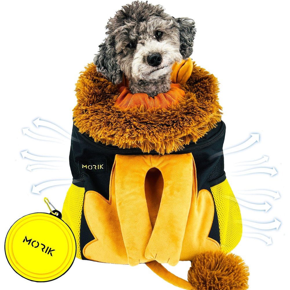 MORIK Lion's Den Pet Backpack for Small Dogs and Cats Under 9 kg, Size M