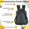 MORIK Lion's Den Pet Backpack for Small Dogs and Cats Under 9 kg, Size M view 3