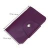 FRCOLOR 2-Piece Nail Stamping Plate Storage Wallet, Purple view 4
