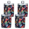GAIREG 2-Piece Plastic Cotton Swab, Cotton Ball and Pad Holder Set view 2