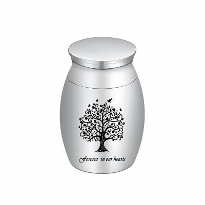 KETIME 30 mm/20 mm Stainless Steel Cremation Ash Holder Necklace for Human Ashes