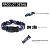 Mercano Adjustable Soft Nylon Dog Collar, Patterned, M, Night Sky view 3