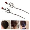 Beavorty Metallic Four-Rose Hair Stick view 3