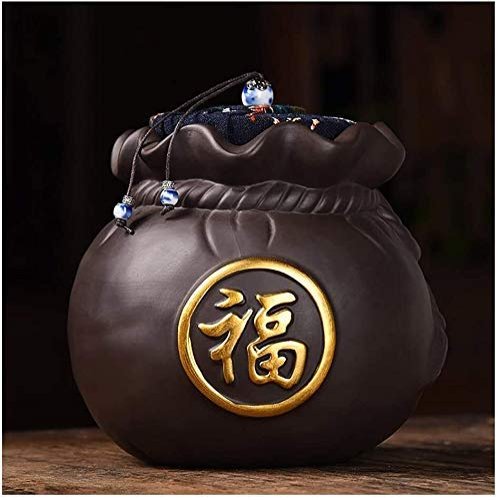 Funeral Urn for Adult Ashes, Purple Sand Ceramic, for Humans and Pets