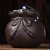 Funeral Urn for Adult Ashes, Purple Sand Ceramic, for Humans and Pets view 2