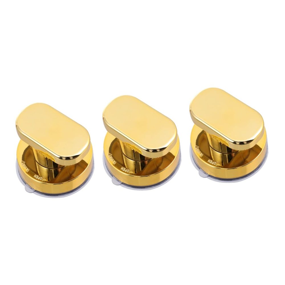 Cabilock 3-Piece Suction Grab Handles for Bathrooms and Glass Doors