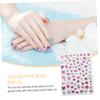 Mikinona 12-Sheet Heart and Lip Valentine's Day Nail Stickers view 4