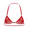 Men's Sissy Lace Satin Bra/G-String Lingerie Top view 4