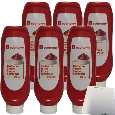 Economy Barbecue Sauce 6-Pack (6 x 875 mL Bottles) + usy Block