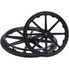 XFAK 2-Pack 24-Inch Wheelchair Rear Wheels, Solid Replacement Tires view 1