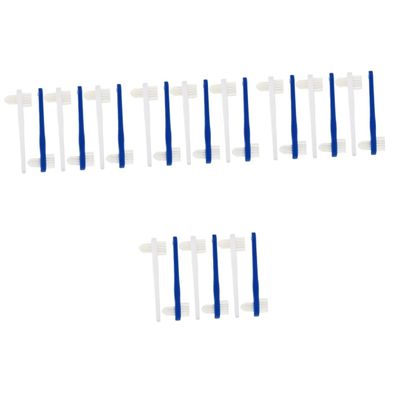 Healeved 24-Piece Double-Ended Toothbrush Set for Dentures