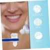 Healeved 18-Piece Adult Double-Sided Denture Brushes, White, Blue and Red view 3