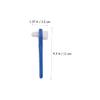 Healeved 18-Piece Adult Double-Sided Denture Brushes, White, Blue and Red view 4