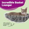 Bussandri Exclusive Cat Tree with Sisal Scratching Posts, Light Gray, 60 cm view 4