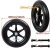 WORDFUN Wheelchair Replacement Rear Wheels, 2-Pack, 12-Inch PU view 2