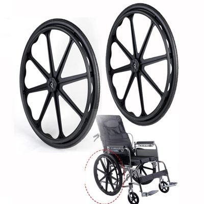 DIBAKO 24-Inch Wheelchair Rear Replacement Wheel