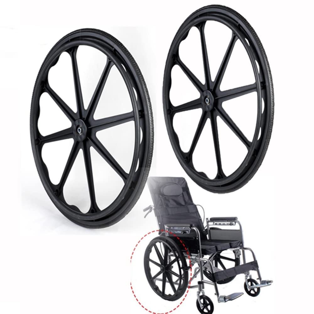 DIBAKO 24-Inch Wheelchair Rear Replacement Wheel