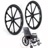 DIBAKO 24-Inch Wheelchair Rear Replacement Wheel view 1