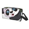 WOWBED Naughty Panda Printed Large Makeup Bag with Zipper, White, One Size view 2