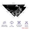 2-Pack Dog Bandanas, Chiffon Triangle Scarves view 2