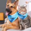 Shark Ocean Dog Bandanas, Chiffon Triangle Scarves, 2-Pack view 4