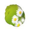Daisy-Print Double-Layer Shower Cap for Women view 2