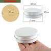 YANCAER 50-Pack 60 mL White Aluminum Tins with Screw-Top Lids, 68 mm x 27 mm view 2